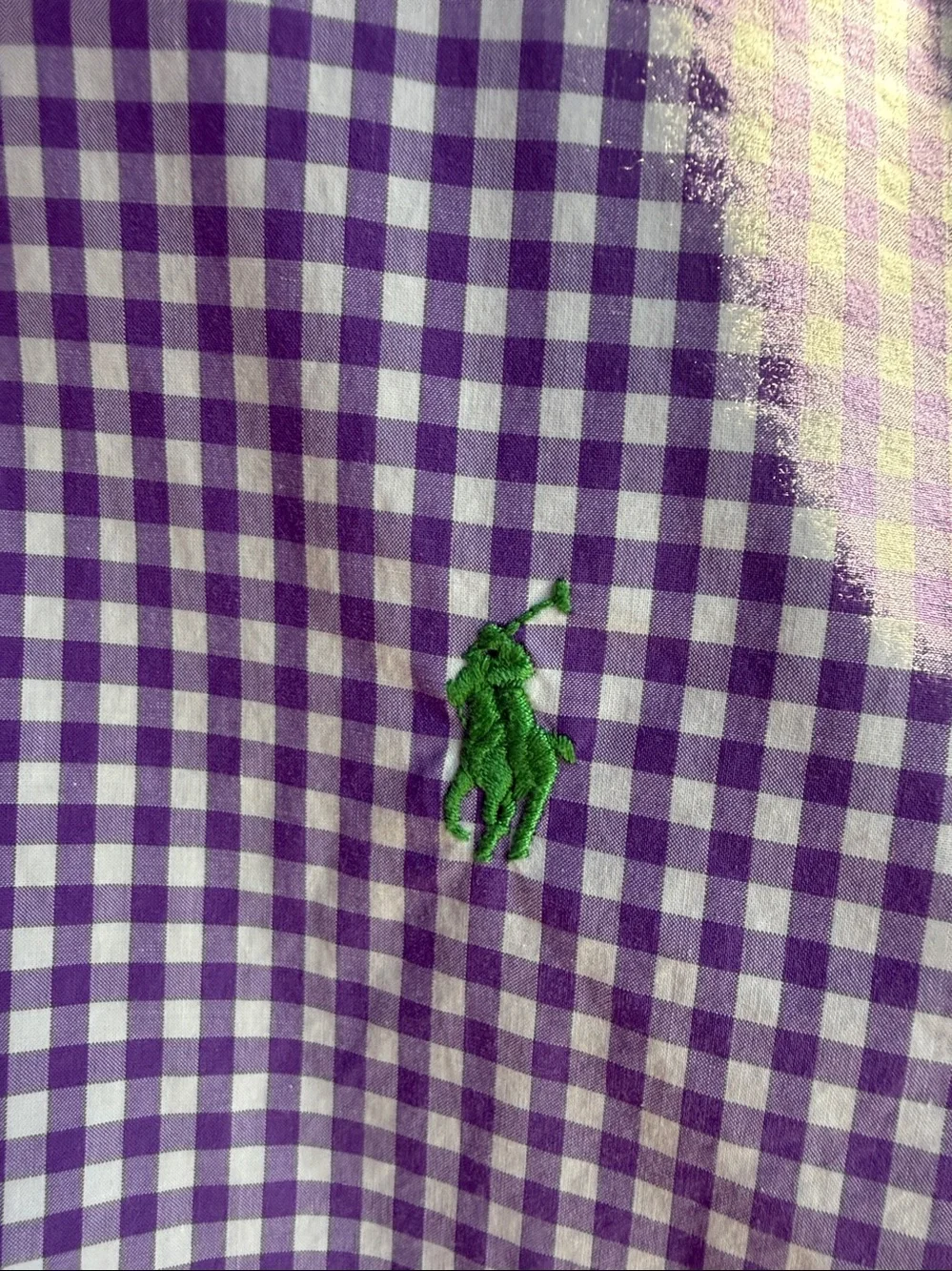 Polo Ralph Lauren Gingham Button Down Shirt Size M